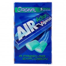 Жевательная резинка с лакрицей Perfetti Van Melle Vigorsol Air Action Original, 65 г
