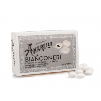 Лакричные конфеты с мятой в сахарной оболочке Amarelli Bianconeri, 100 г